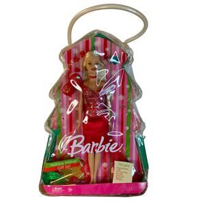 Y2K Mattel Holiday Wishes Barbie Gift Set #J0549 (2006) NRFB